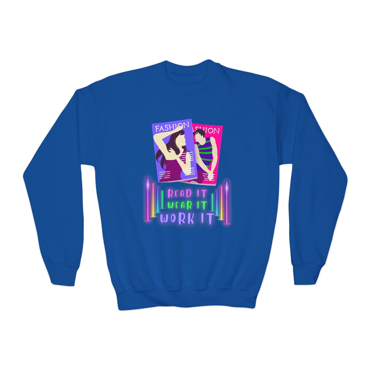 Youth Fashion Reader Sweatshirt β Read It, Wear It, Work It!