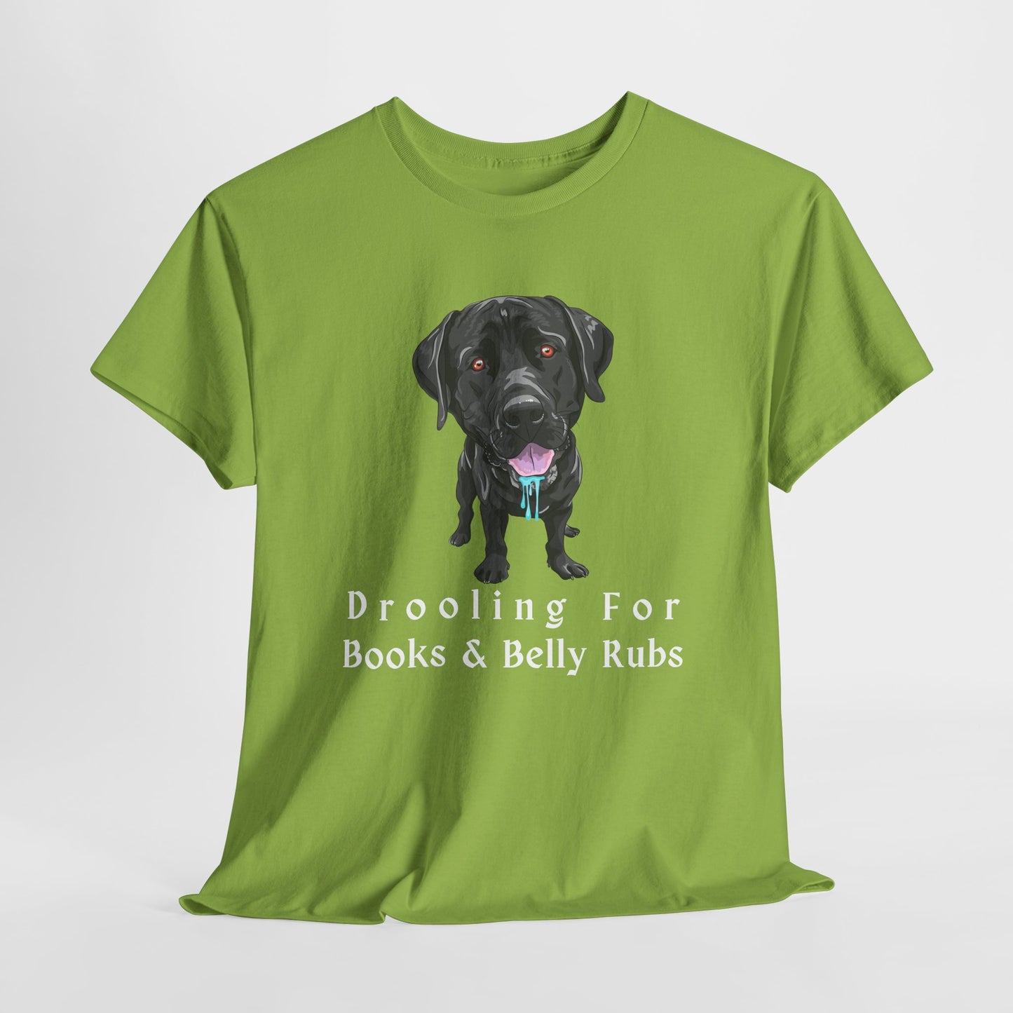 Teen/Adult Unisex Books & Belly Rubs Tee – Dog-Approved and Reader-Ready