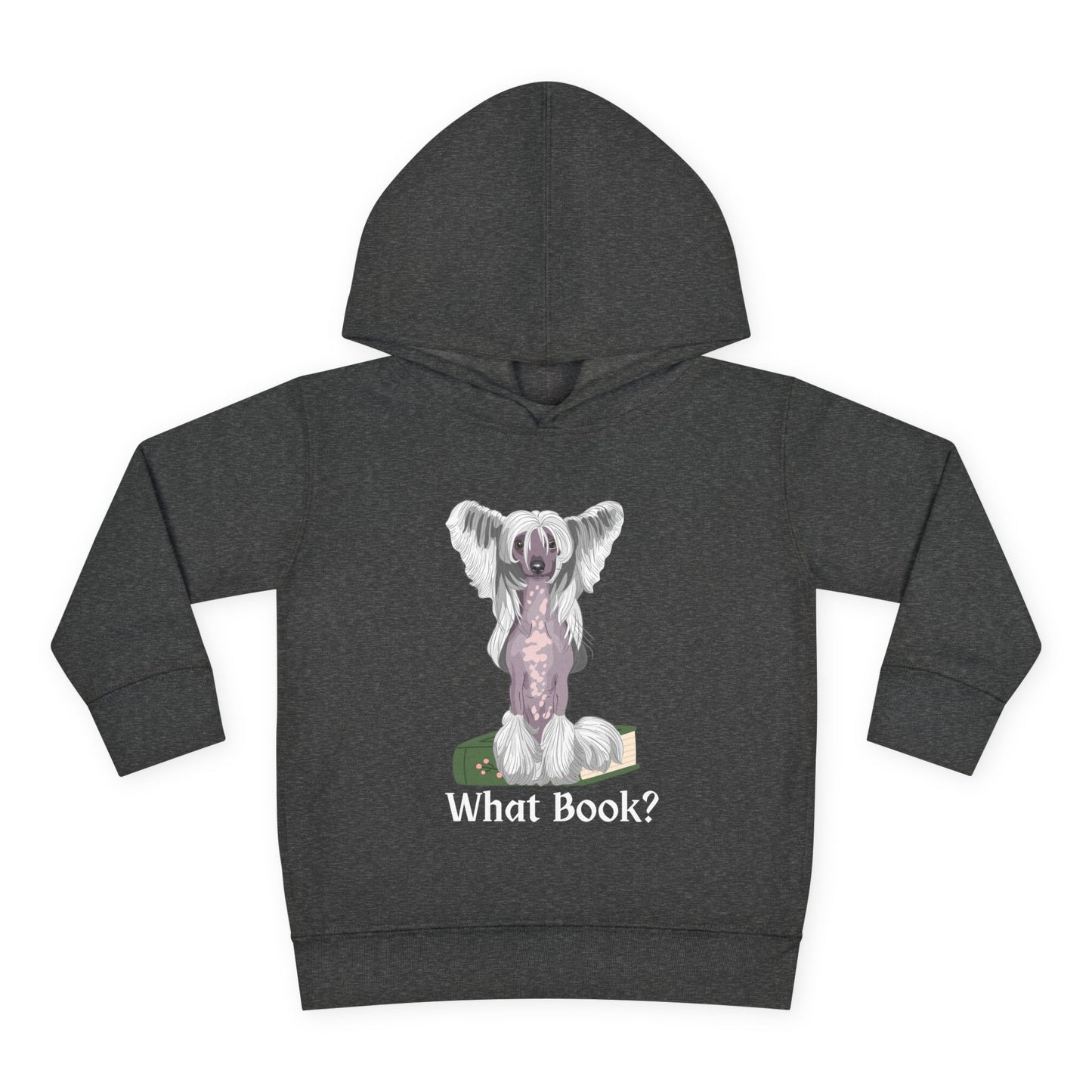 Toddler What Book? Hoodie โ Playful Pup Reader Design