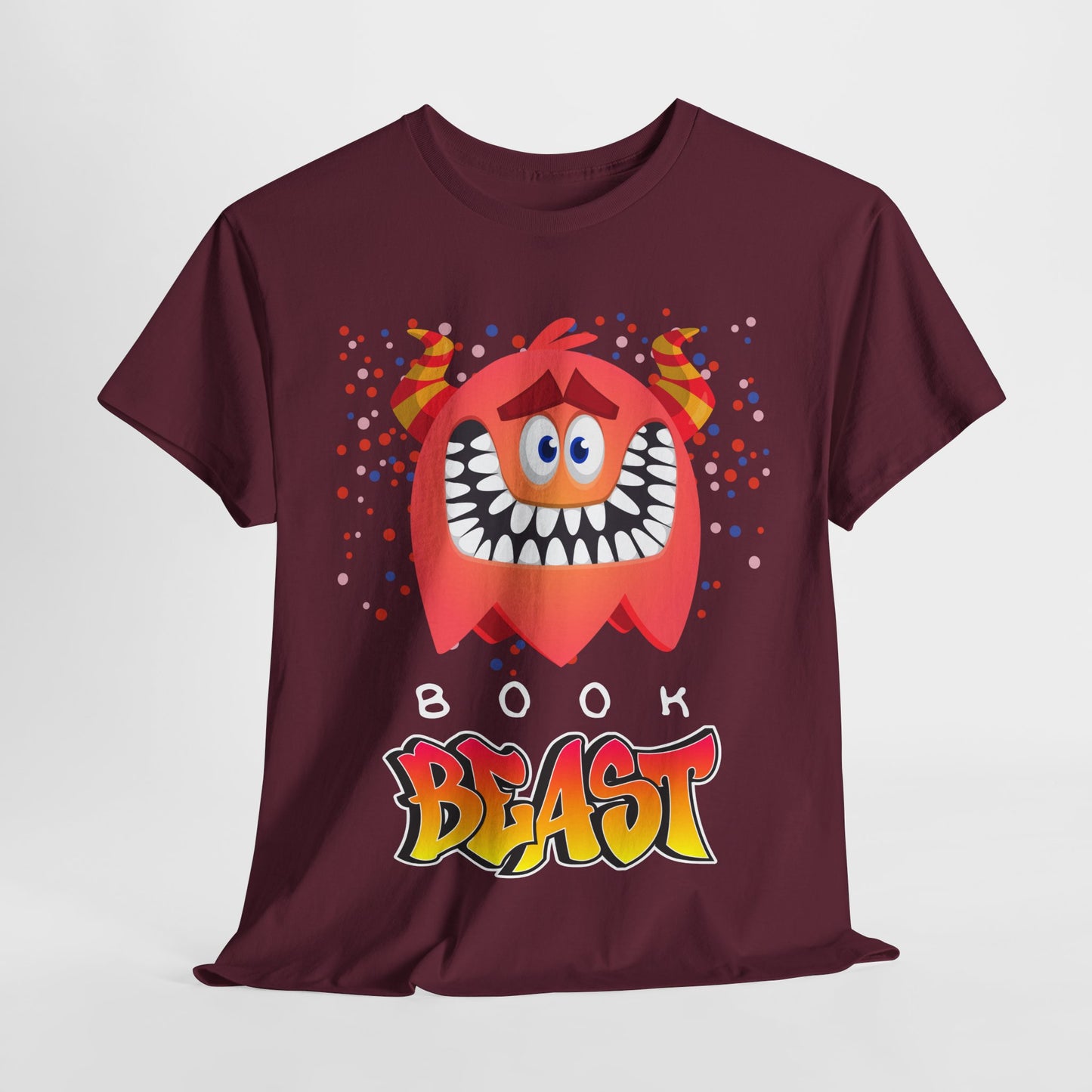 Teen/Adult Unisex Book Beast – Fierce & Fun Reading Monster Tee