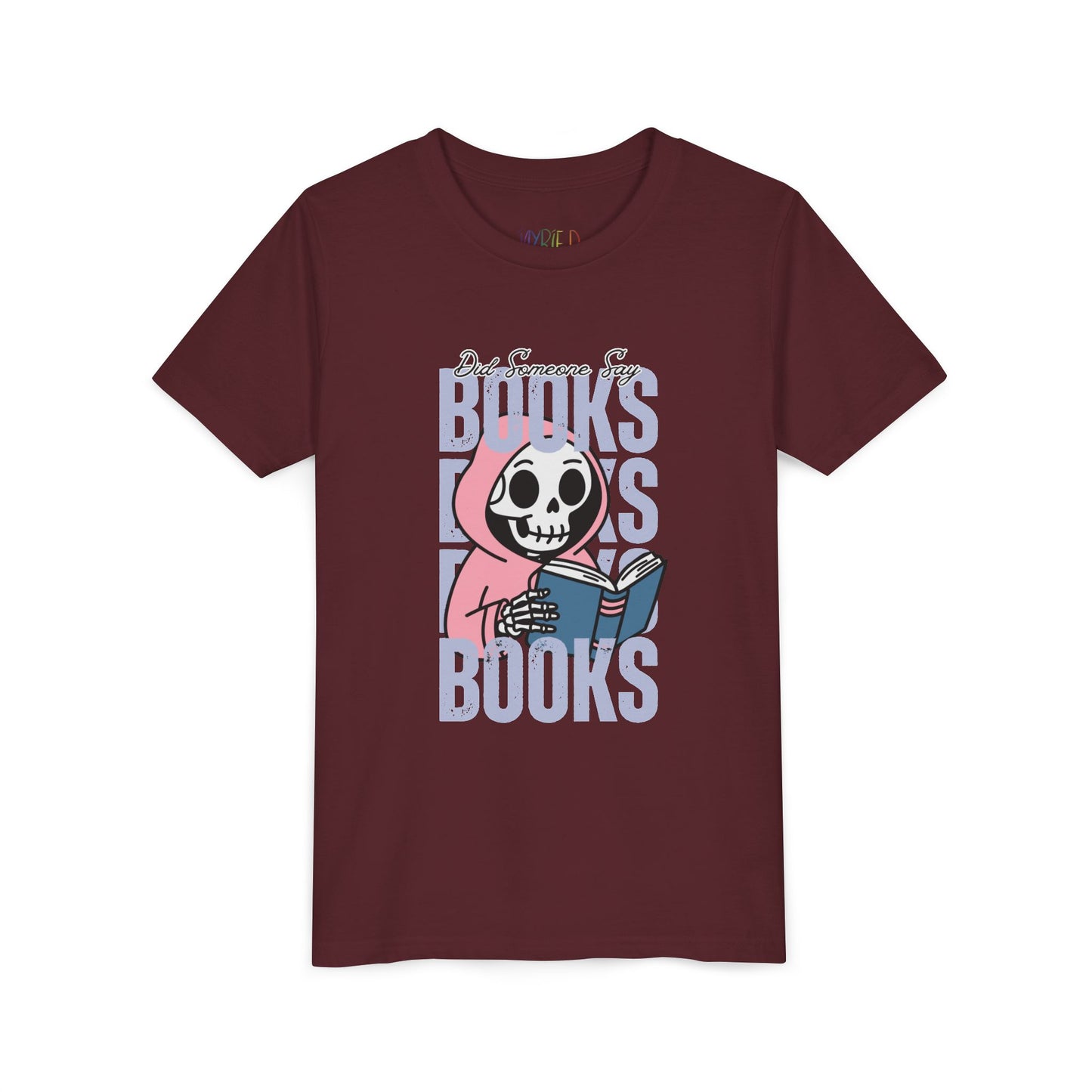 Youth Did Someone Say Books? Skeleton Reader Graphic