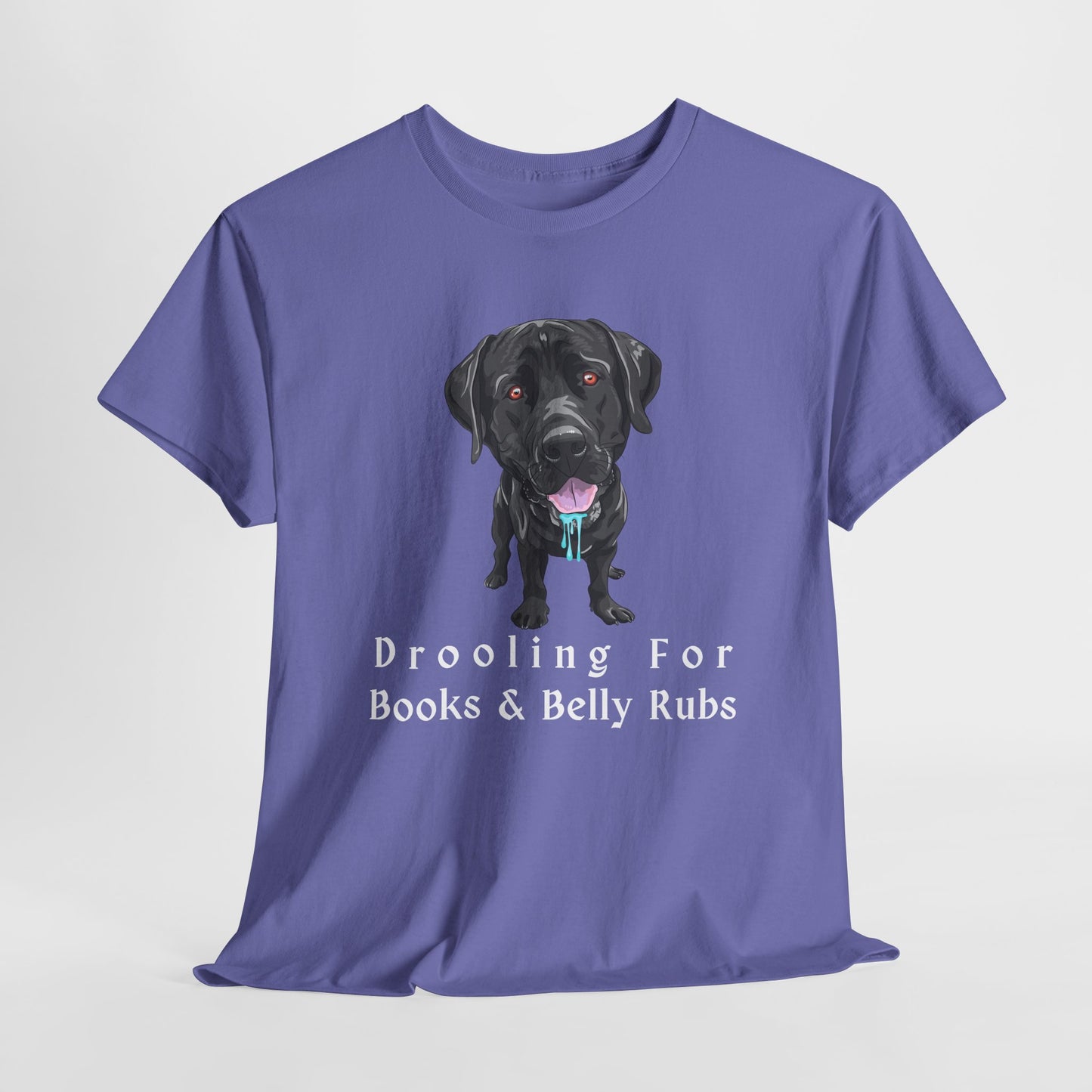 Teen/Adult Unisex Books & Belly Rubs Tee – Dog-Approved and Reader-Ready