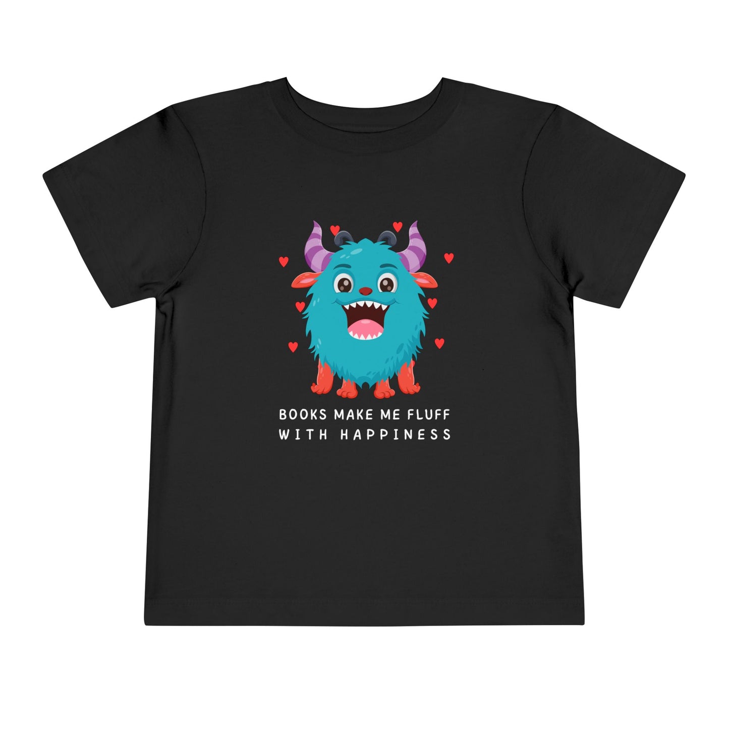 Toddler Books Make Me Fluff With Happiness Tee