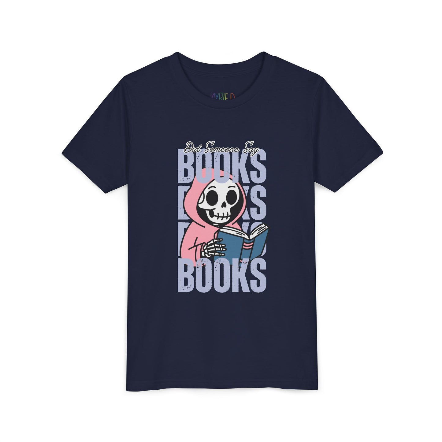 Youth Did Someone Say Books? Skeleton Reader Graphic