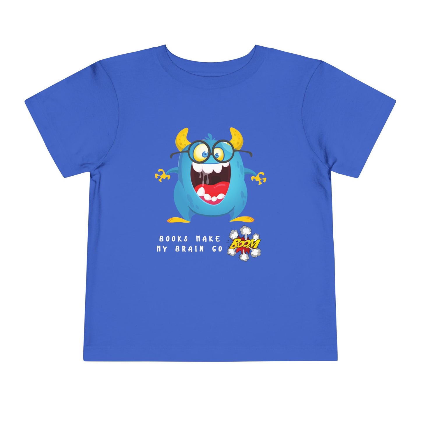 Toddler Brain Boom Reading Tee