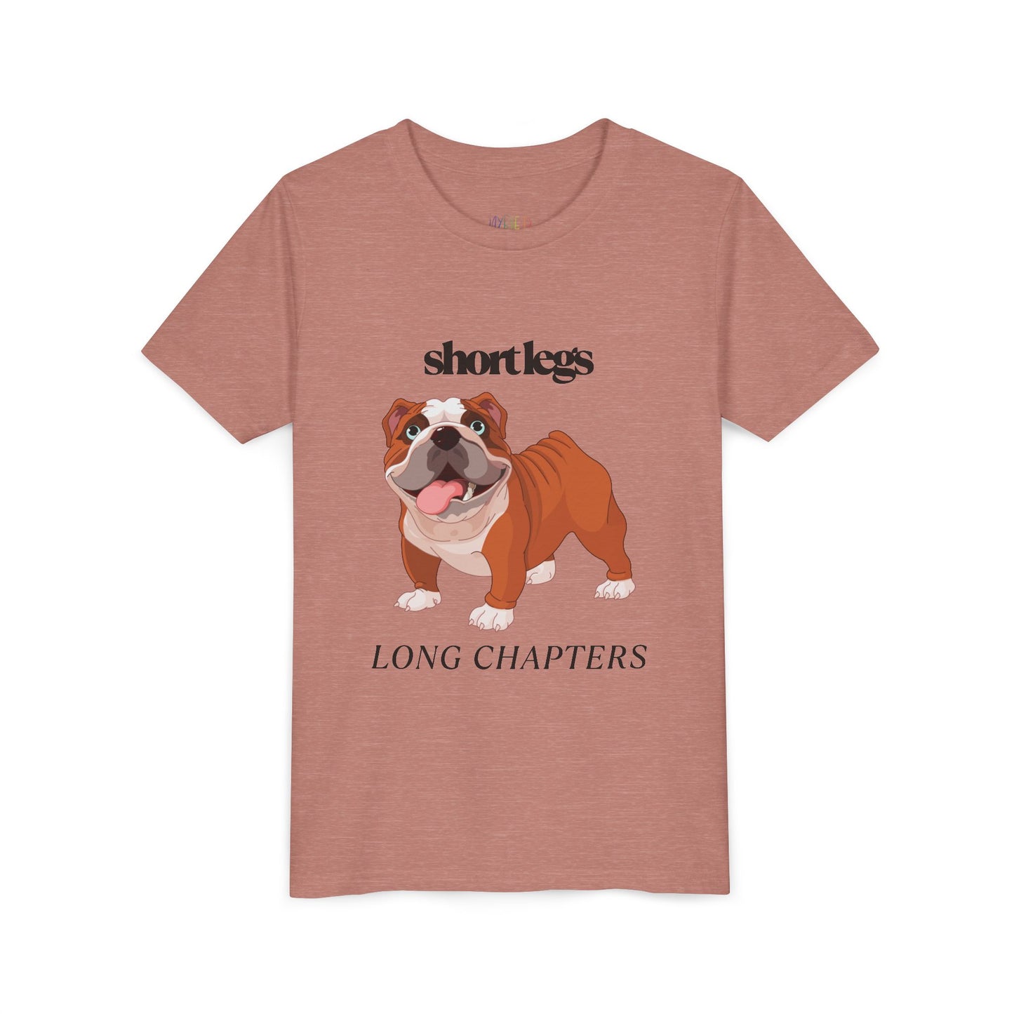 Youth Short Legs, Long Chapters T-Shirt โ For Readers with Big Stories to Tell