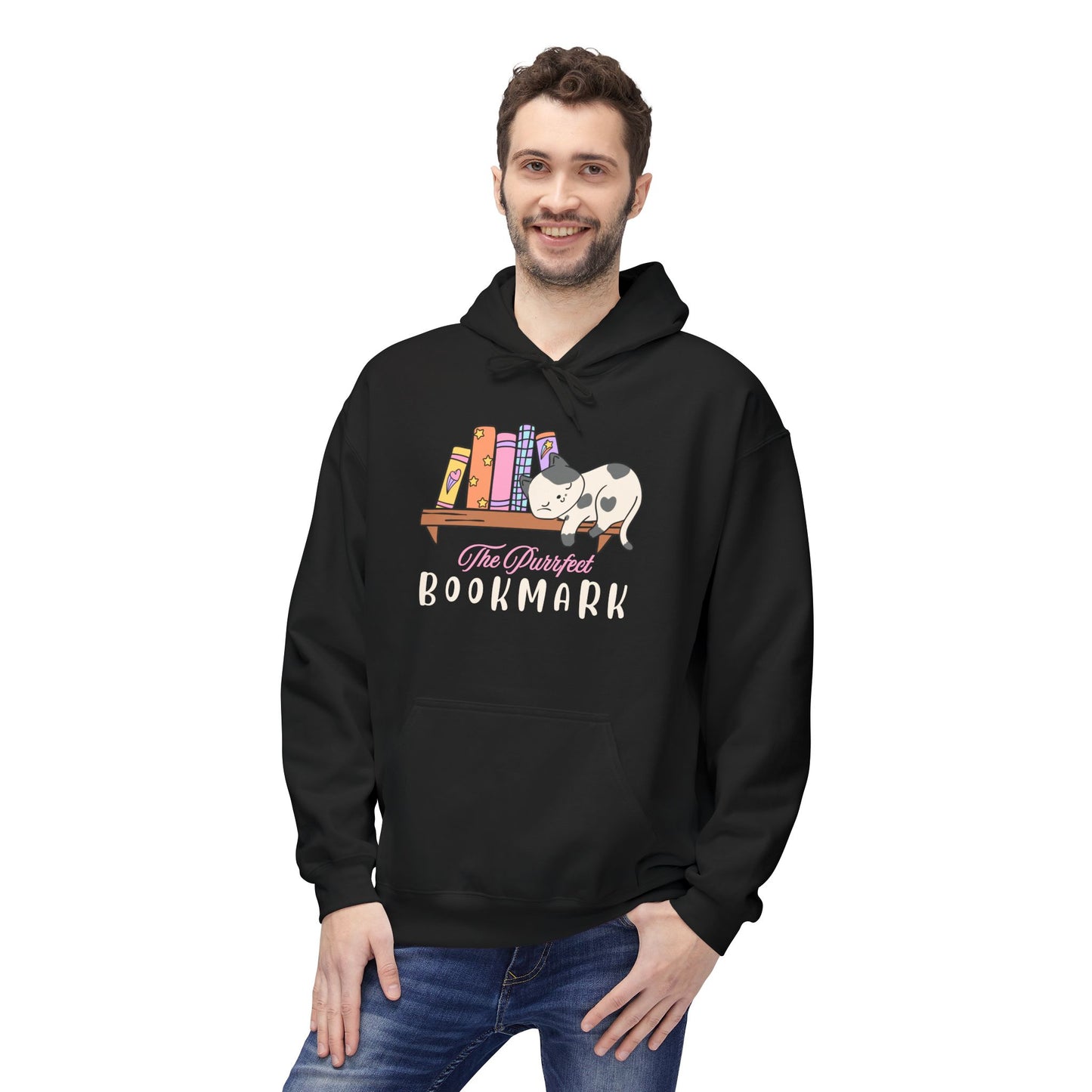 Teen/Adult Unisex The Purrfect Bookmark Hoodie