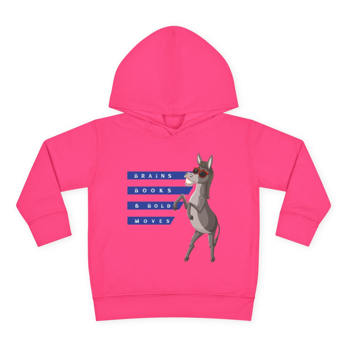 Toddler Brains Books & Bold Moves Hoodie – Donkey Dell Design