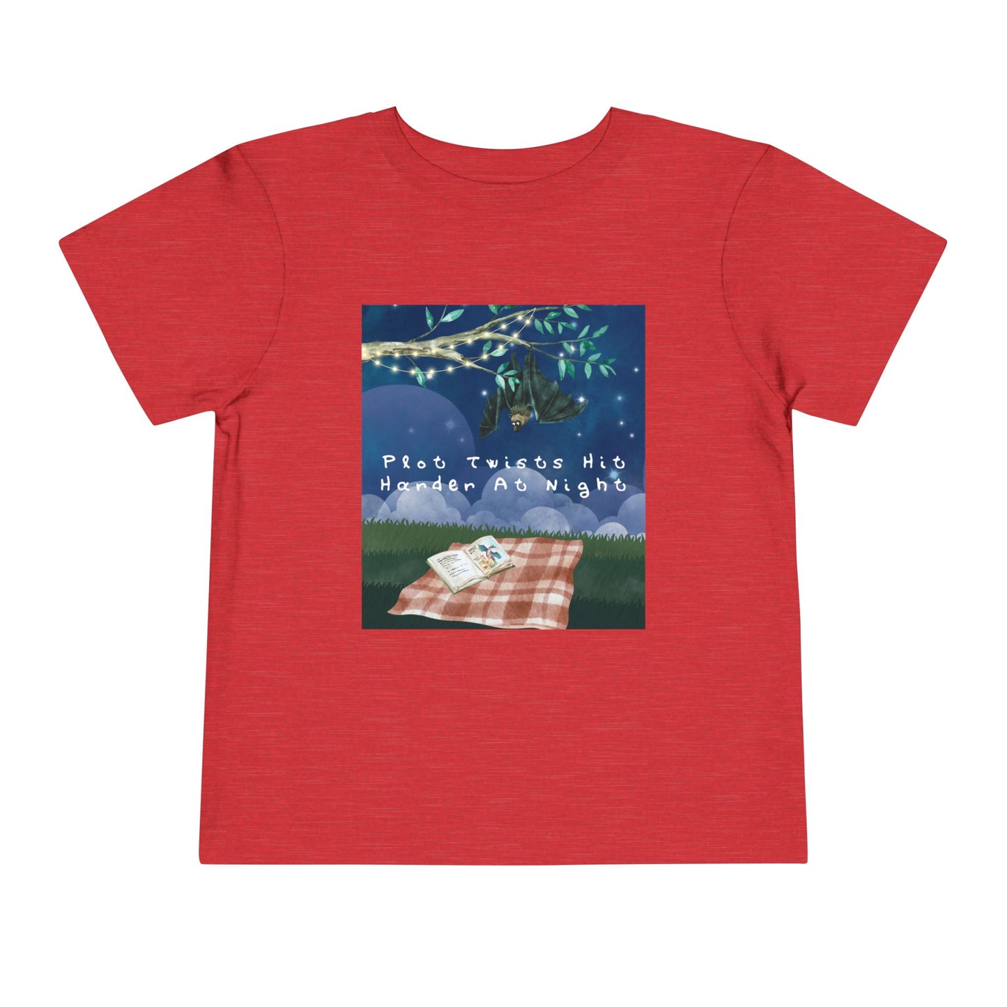 Toddler Plot Twists Hit Harder Tee β Bat Readers Gift Shirt
