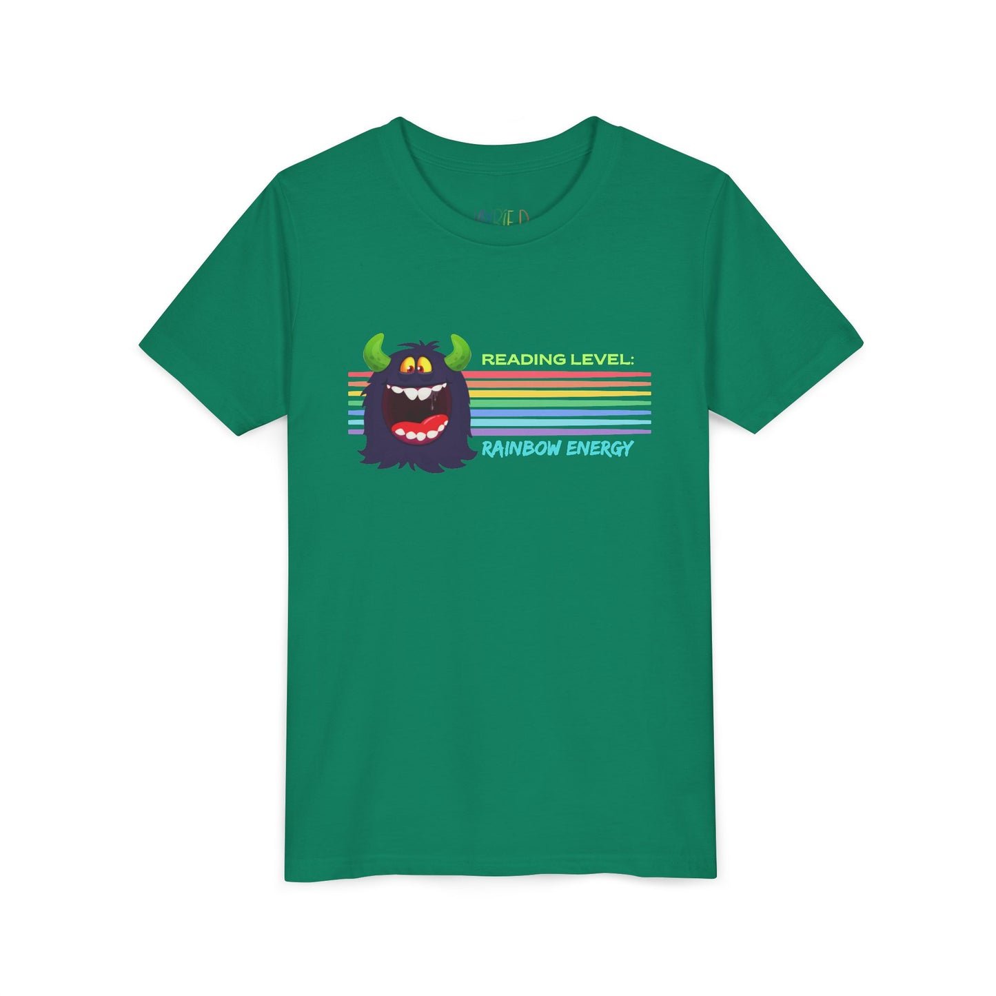 Youth Reading Level: Rainbow Energy Tee
