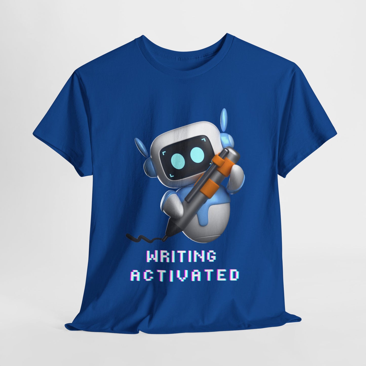Teen/Adult Unisex Writing Activated Tee – Geeky-Cool Motivation for Story Starters & Scribblers