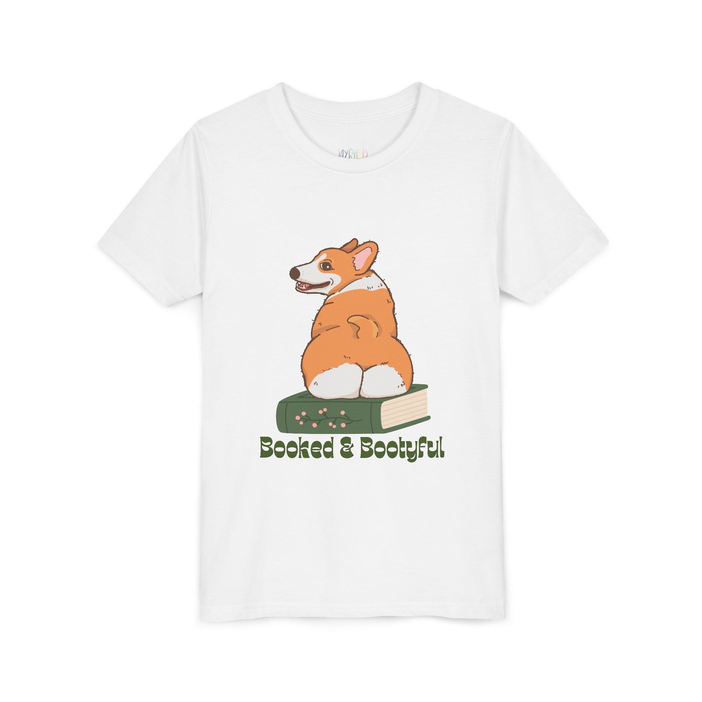 Youth Booked & Bootyful T-Shirt β For the Bold, Bookish, and Totally Paw-some