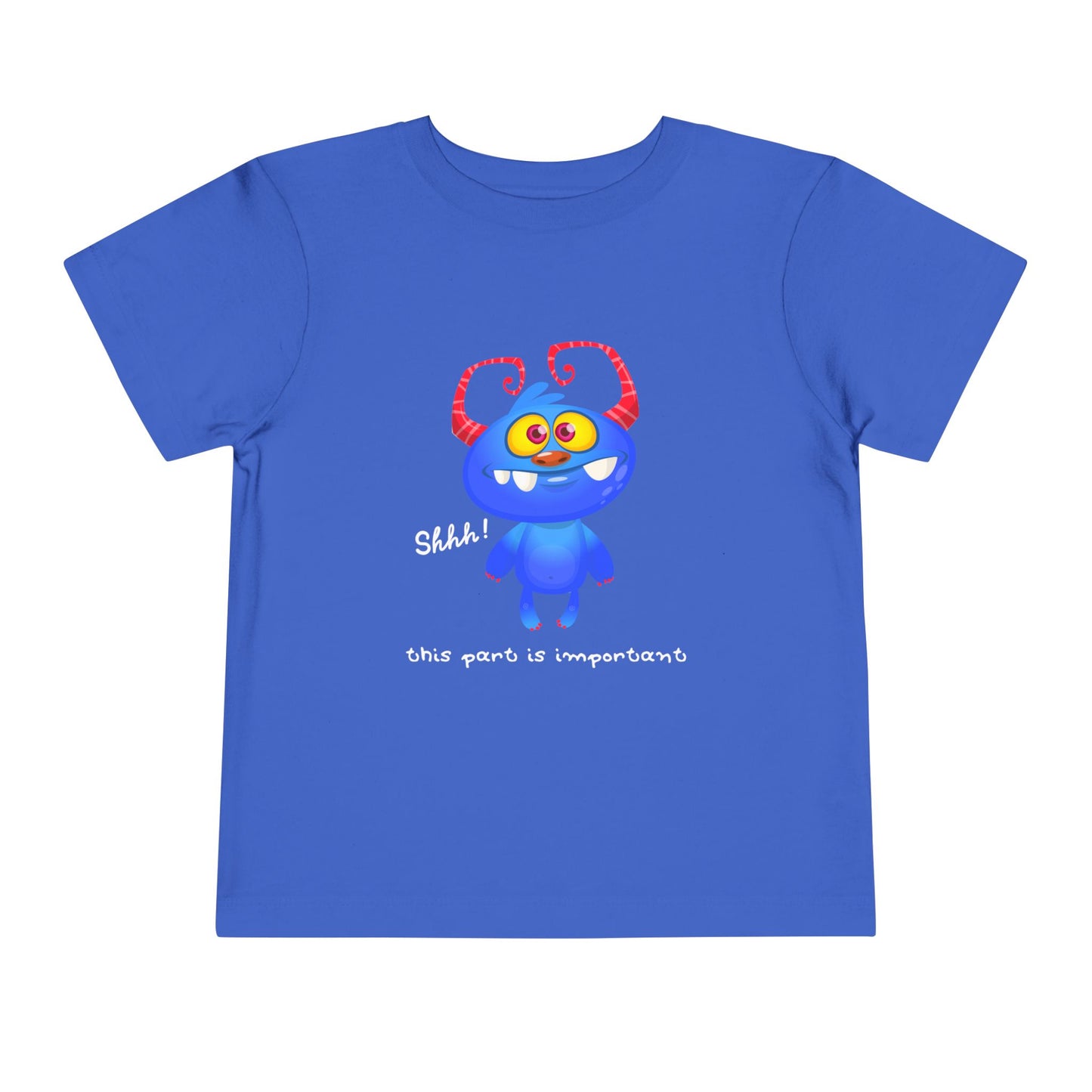 Toddler Shhh This Part Is Important Tee
