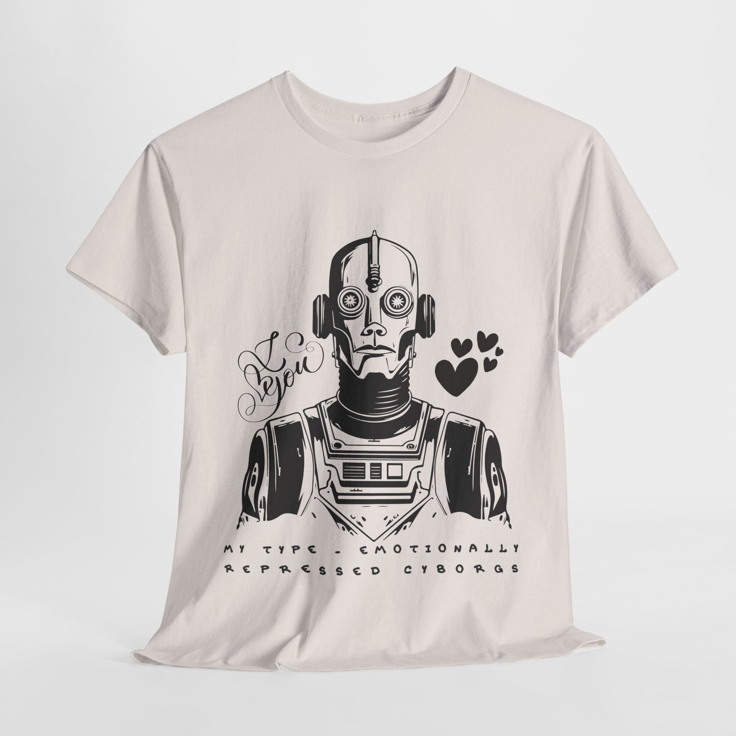 Teen/Adult Unisex – Emotionally Repressed Cyborg Tee