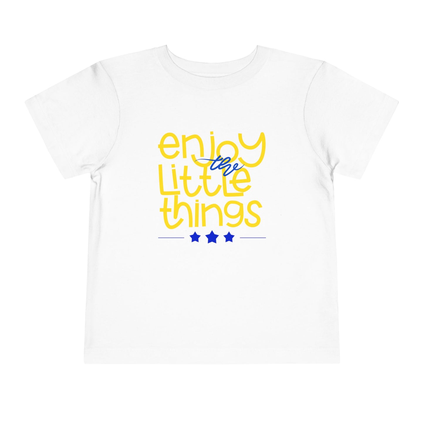 Toddler Enjoy the Little Things Tee – Positive Message Shirt for Everyday Joy