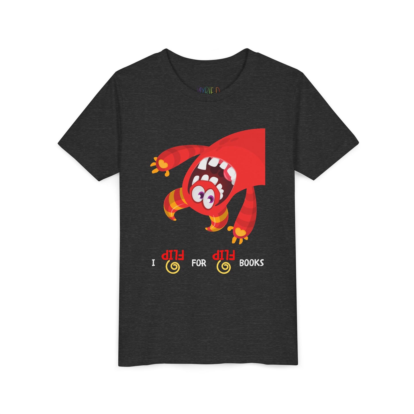 Youth I Flip for Books Tee
