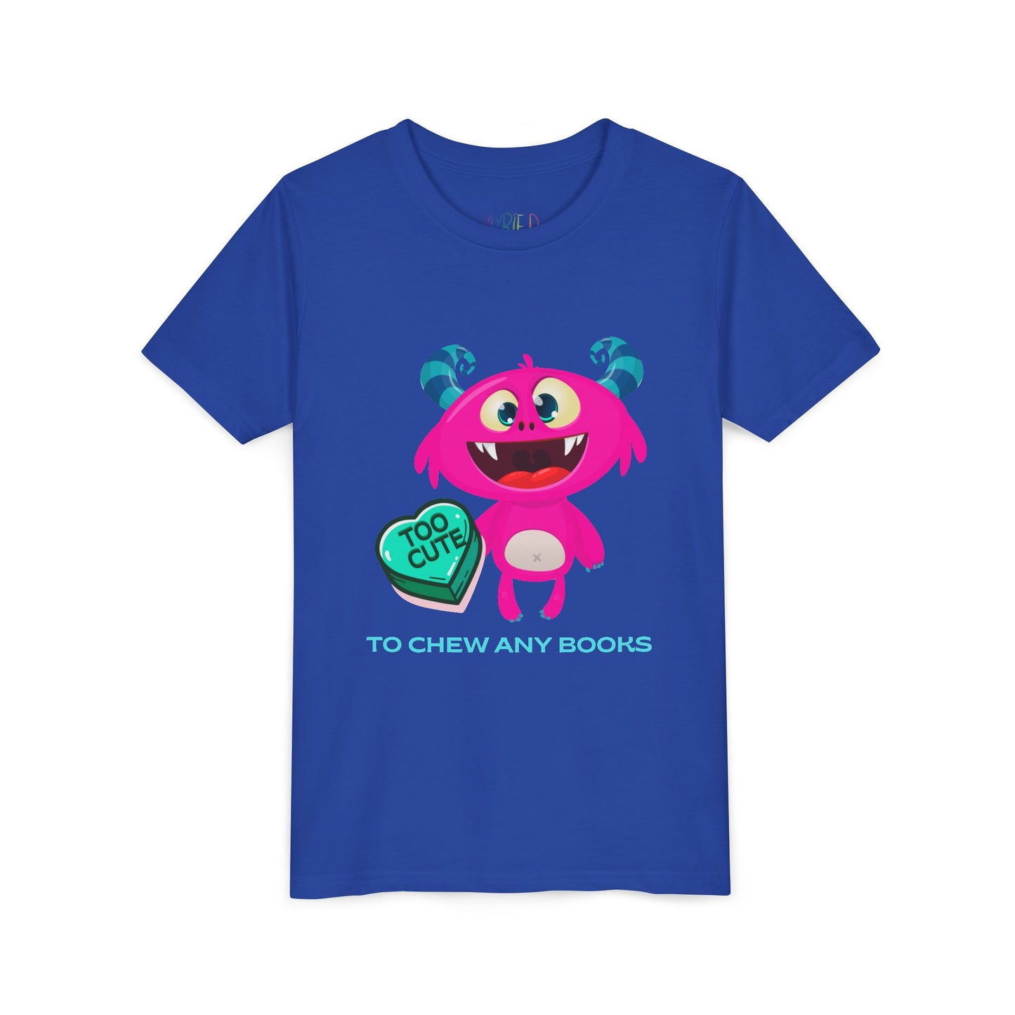 Youth Too Cute to Chew Books Tee