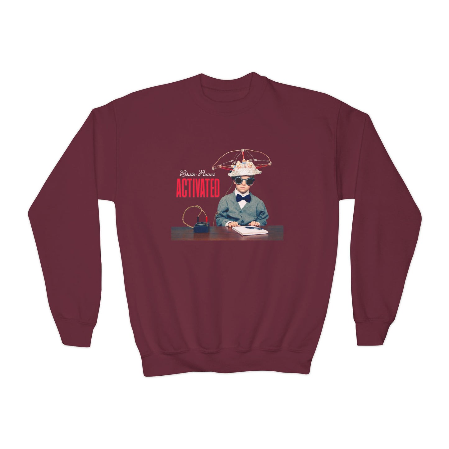 Youth Brain Power Activated Sweatshirt – Smart, Silly & Supercharged!