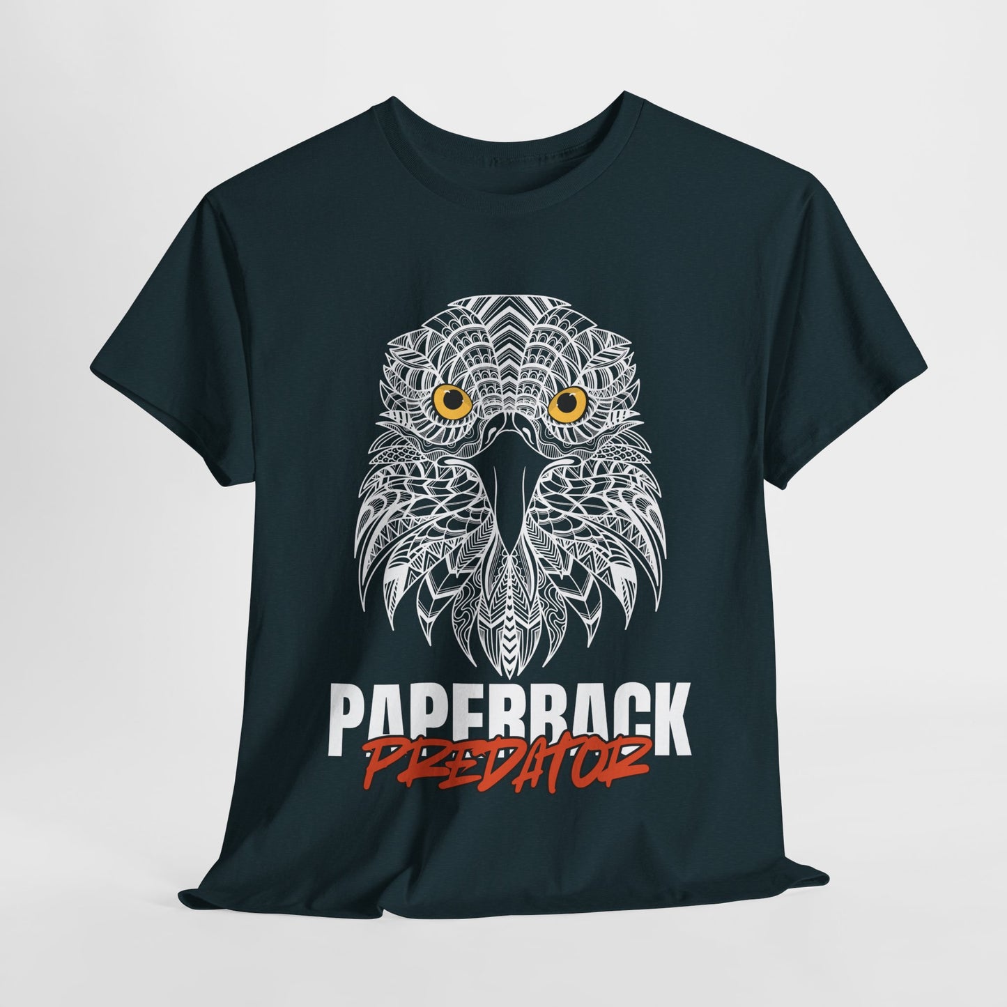 Teen/Adult Unisex β Paperback Predator Tee β Fierce Hawk Book Shirt
