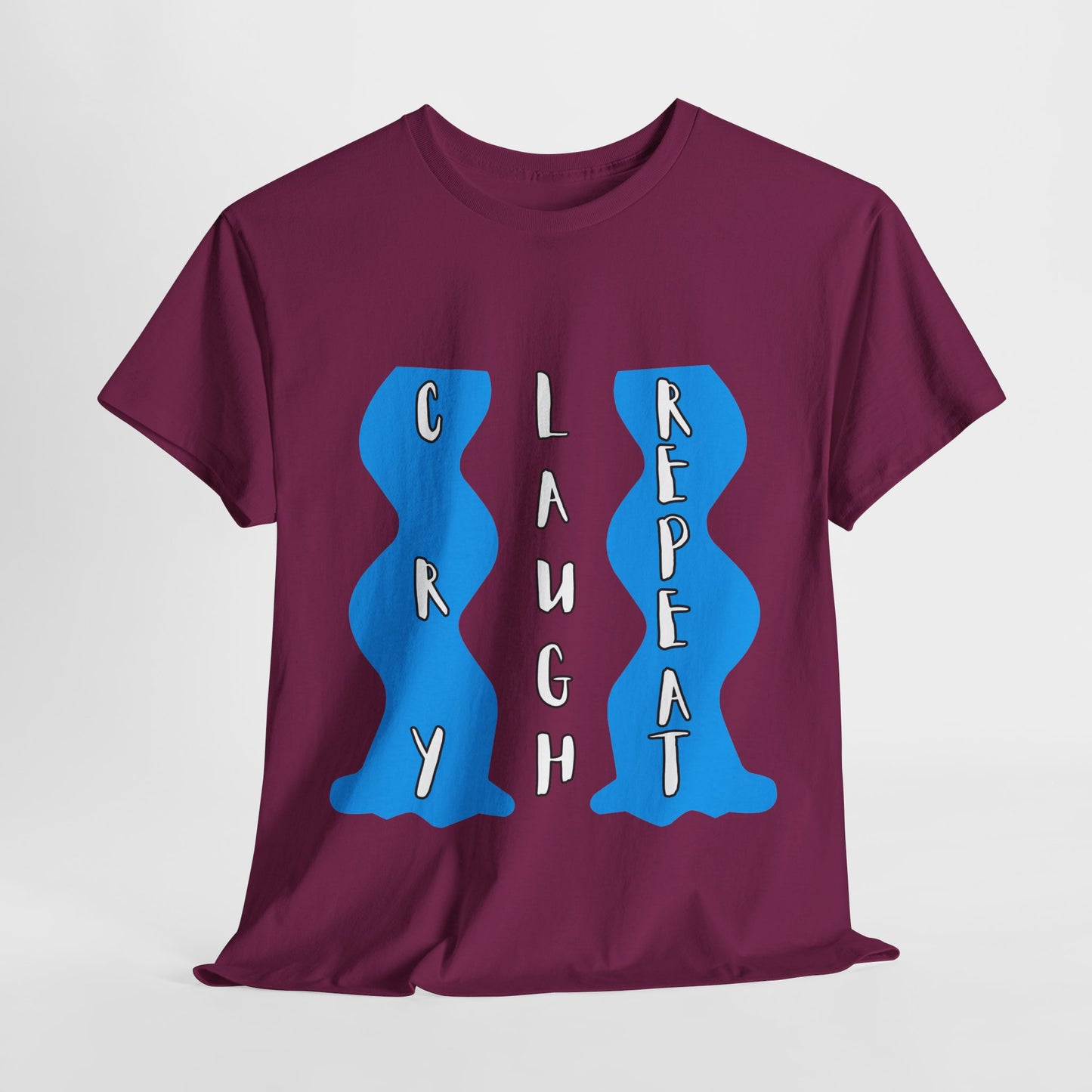 Teen/Adult Unisex Tee β Cry, Laugh, Repeat