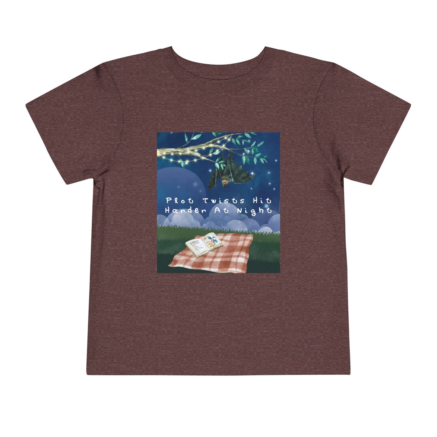 Toddler Plot Twists Hit Harder Tee β Bat Readers Gift Shirt