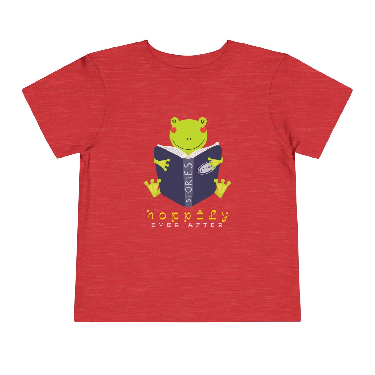 Toddler Hoppily Ever After Tee – Froggy Fun for Little Story Lovers