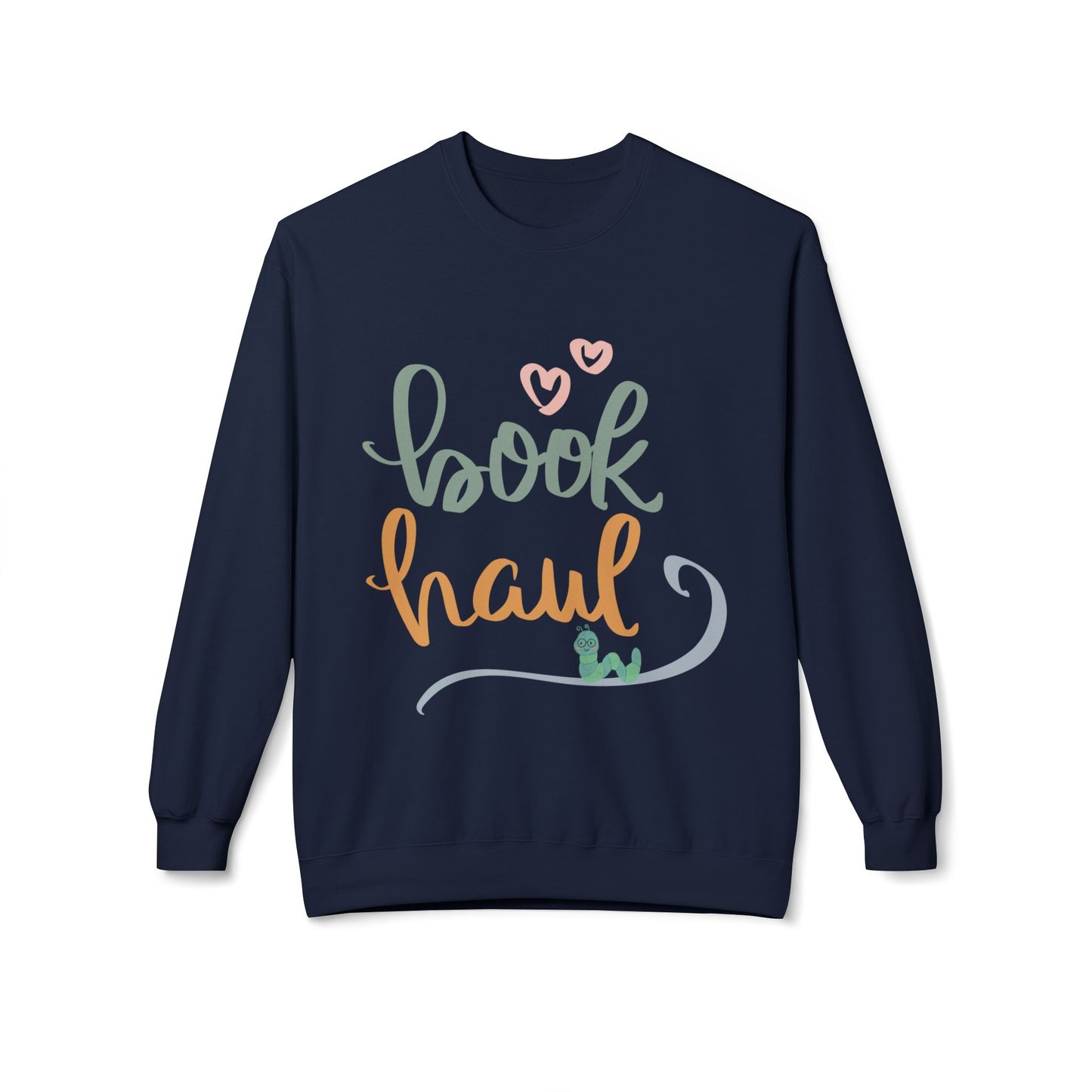 Teen/Adult Unisex Book Haul Sweatshirt – Cute Bookworm Crewneck for Readers & Collectors