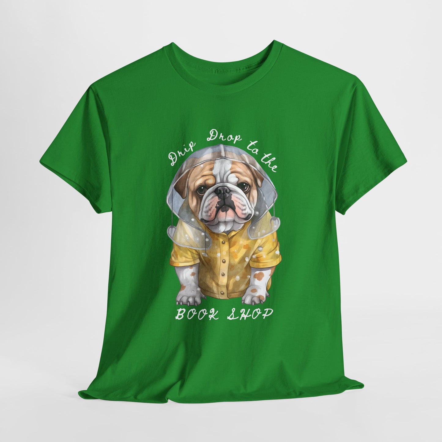 Teen/Adult Unisex Drip Drop to the Book Shop Tee – Puddle-Proof & Page-Ready