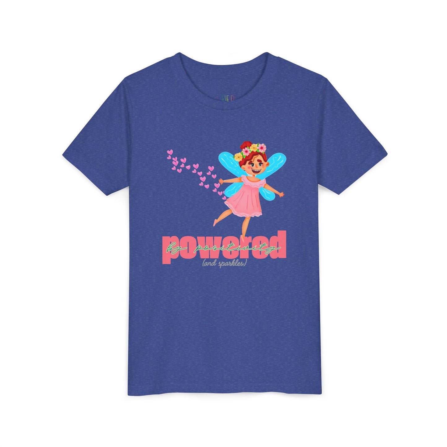 Youth Powered by Positivity (and Sparkles) Tee β Glow Up, Lift Up