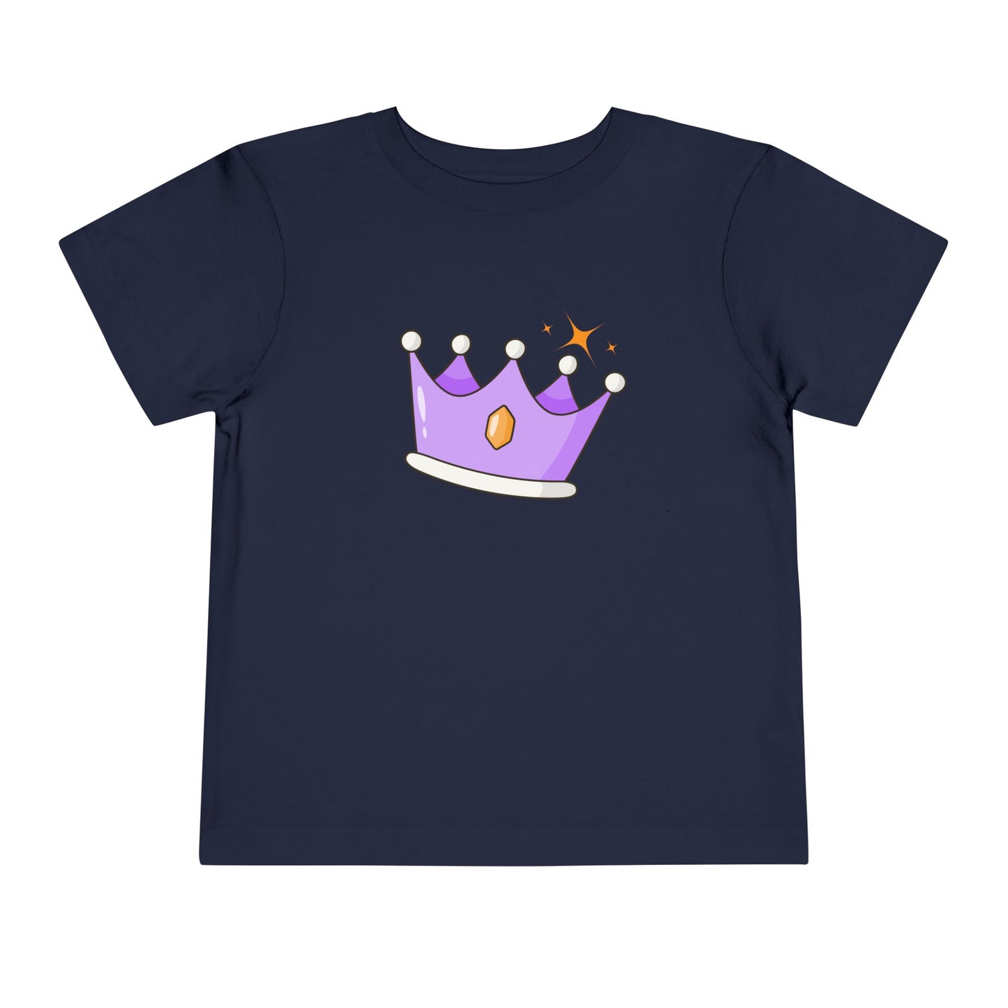 Toddler Royal Sparkle Tee β Crowned Cuteness for Little Royals