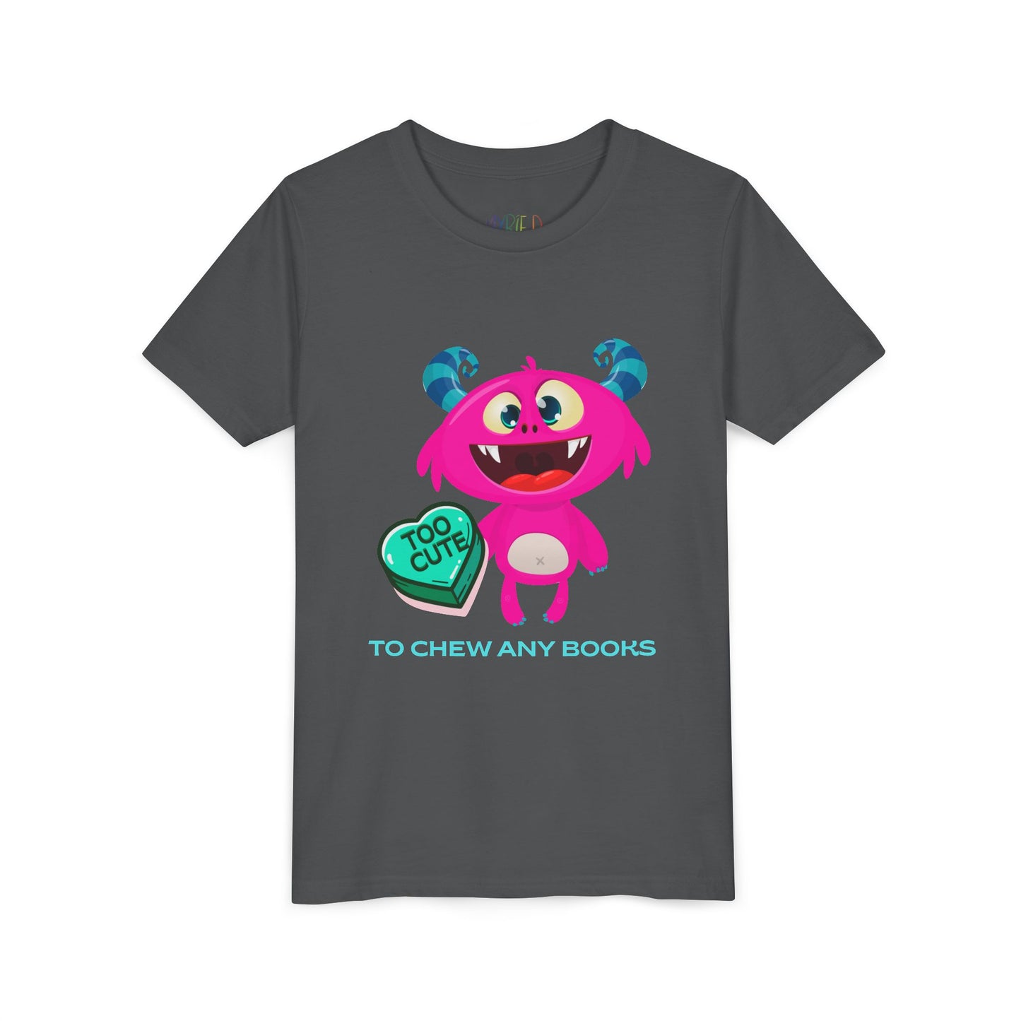 Youth Too Cute to Chew Books Tee