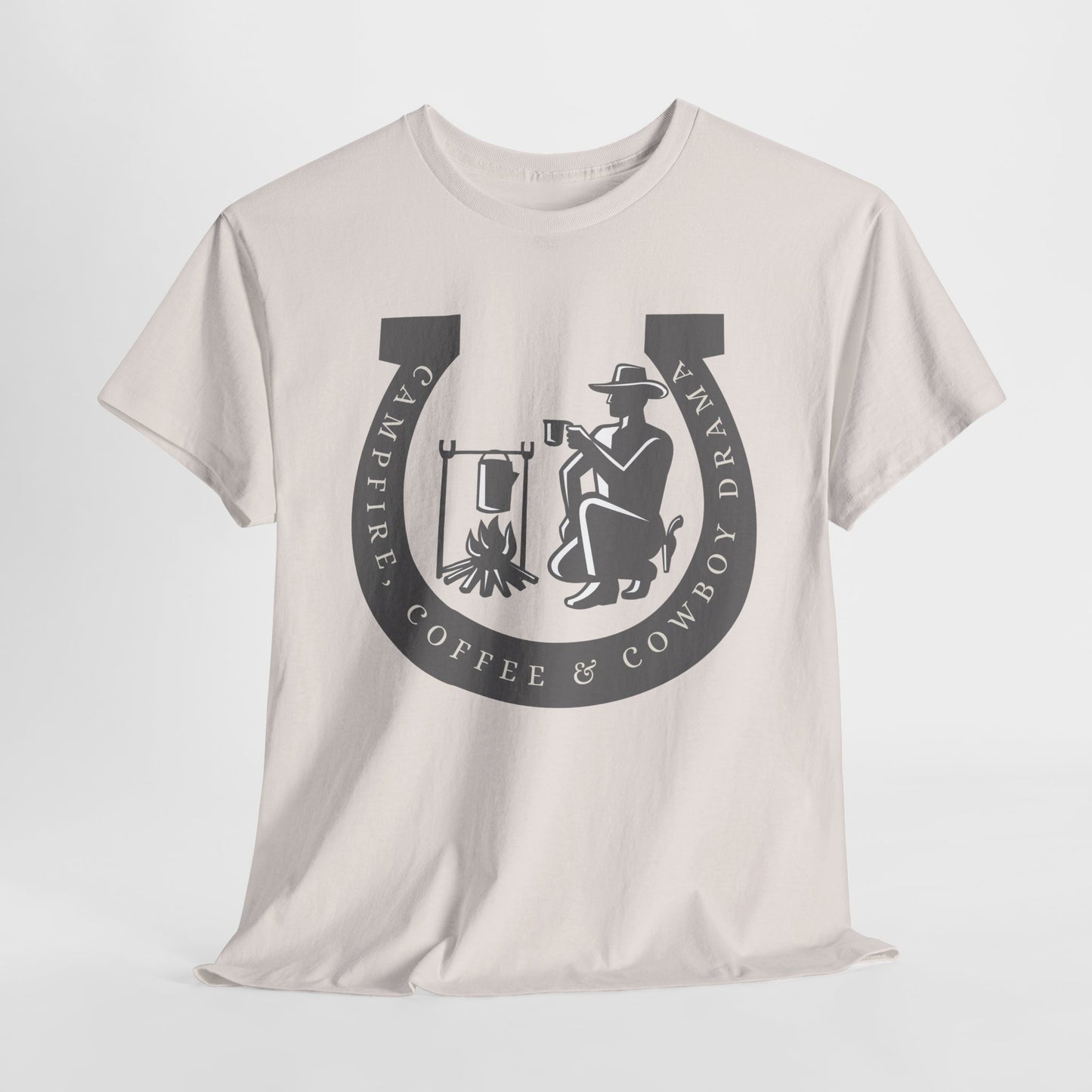 Teen/Adult Unisex Tee – Campfire, Coffee & Cowboy Drama