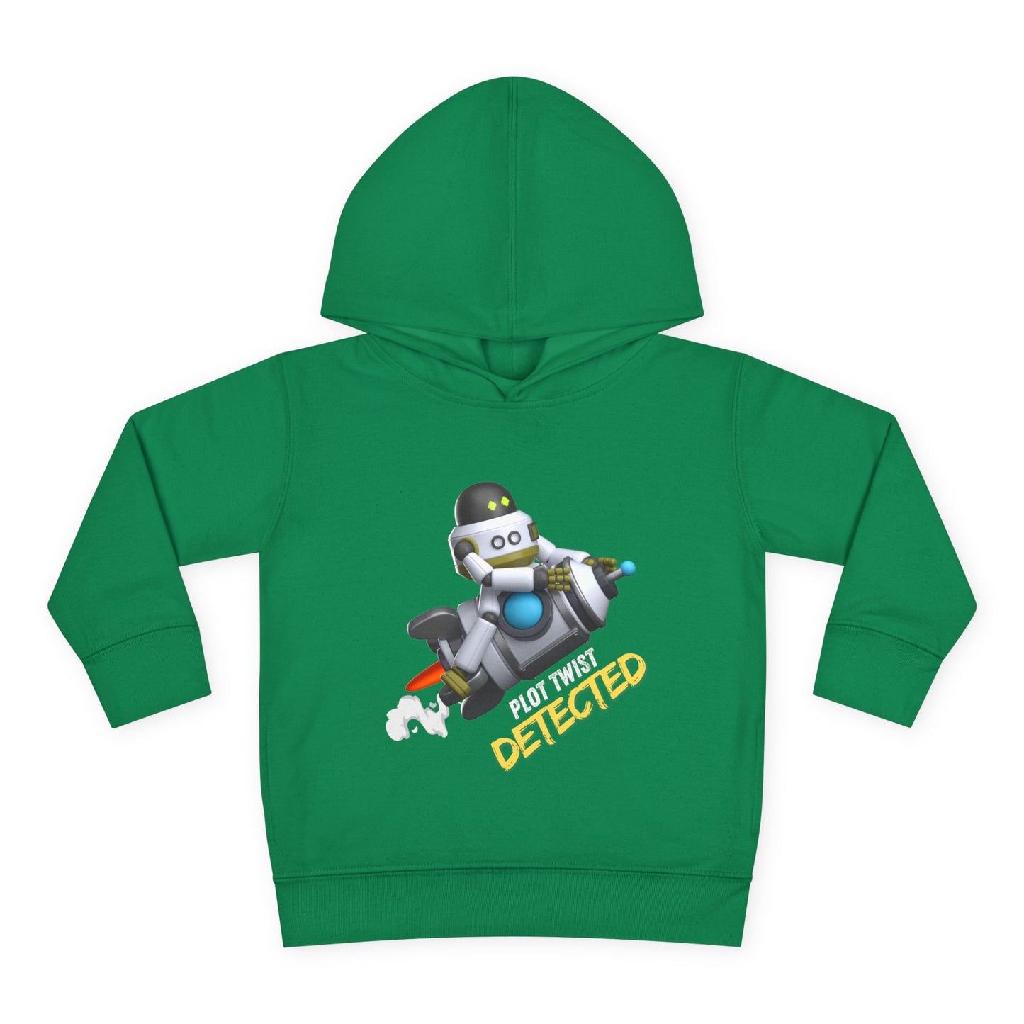 Toddler Plot Twist Detected Hoodie – Adventure Robot Design