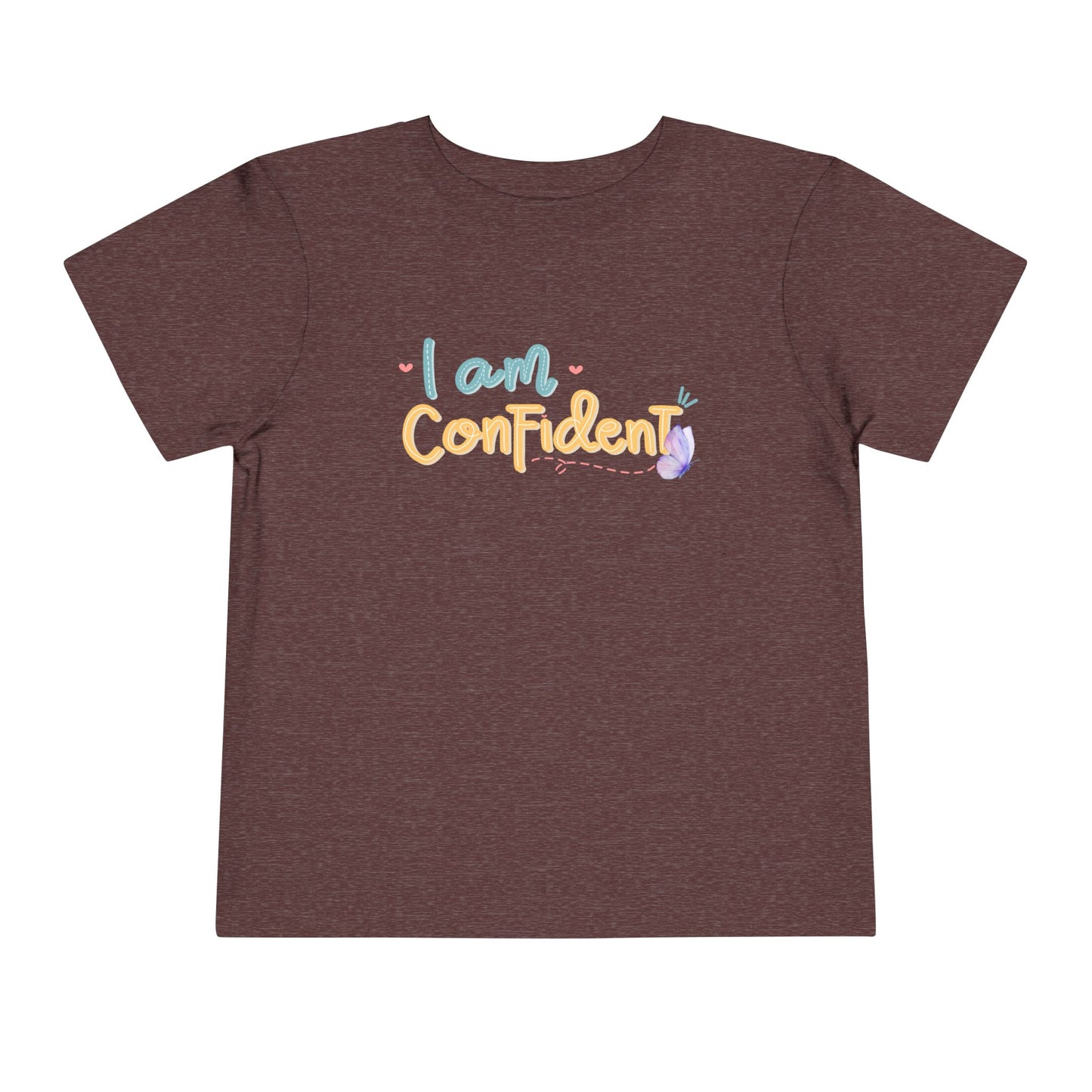 Toddler I Am Confident Tee β Empowering Affirmation Shirt for Kids