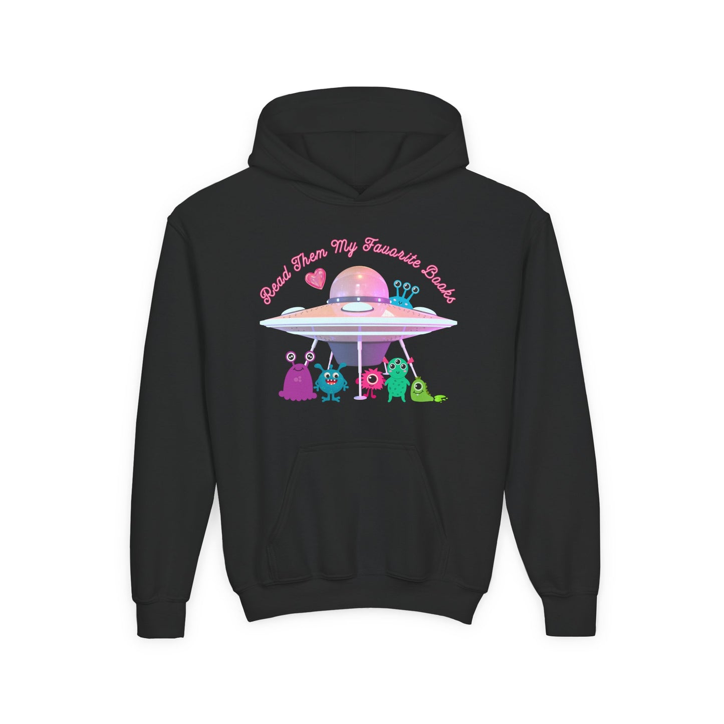 Youth Read Them My Favorite Books Hoodie β Intergalactic Storytime Style!