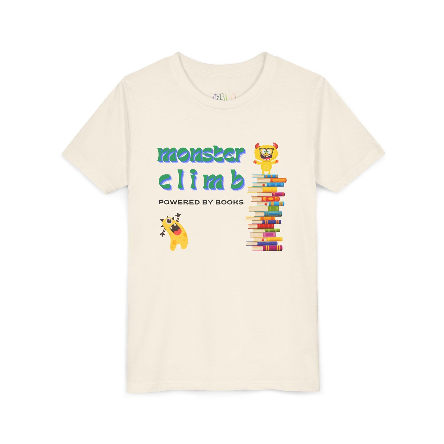 Youth Monster Climb Book Tee