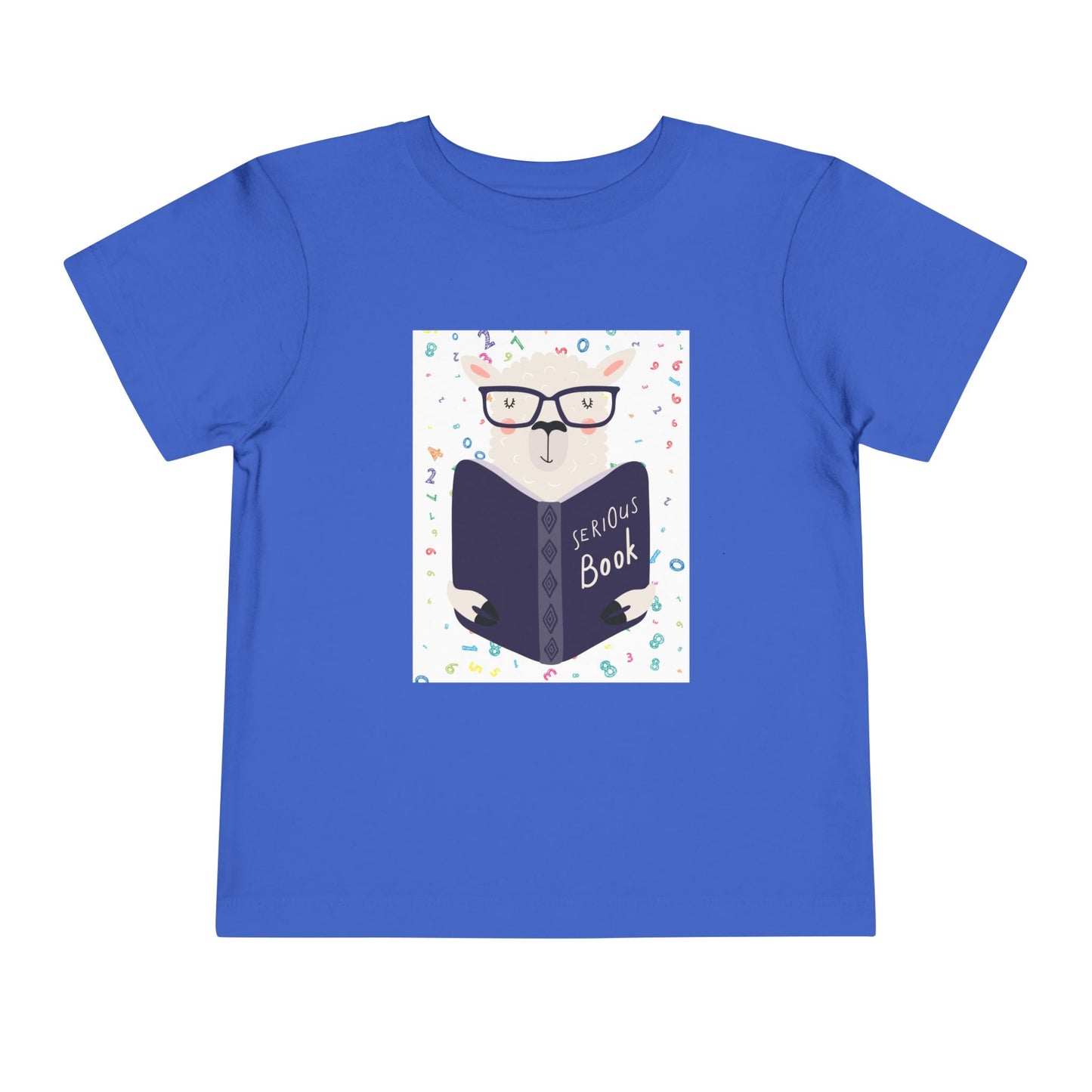 Toddler Serious Book Llama Tee β Funny Gift for Little Bookworms
