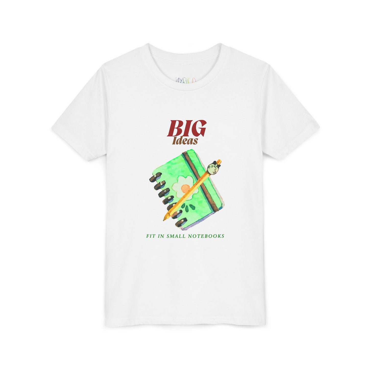 Youth Big Ideas Tee – Creative Confidence for Young Dreamers & Writers