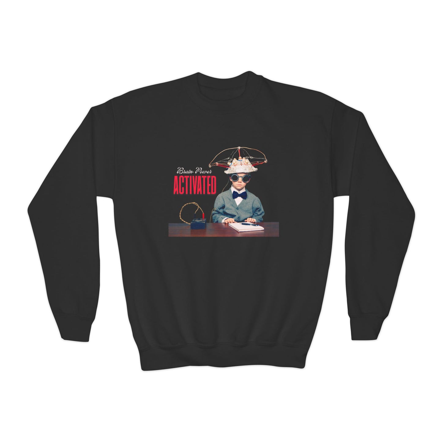 Youth Brain Power Activated Sweatshirt – Smart, Silly & Supercharged!