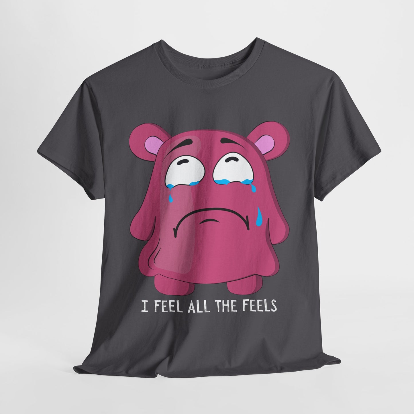 Teen/Adult Unisex “I Feel All the Feels” Tee – Emotional Reader Gift for Empaths & Bookworms