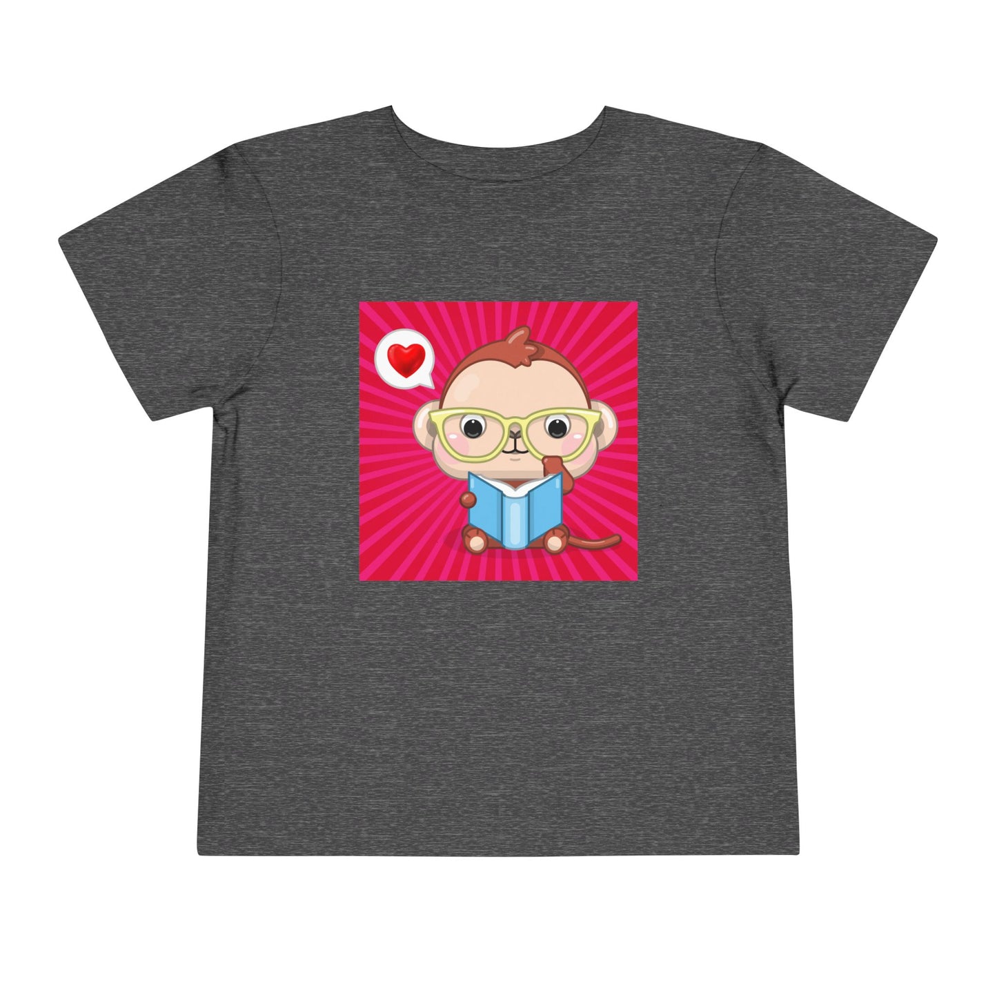 Toddler Love to Read Monkey Tee β Sweet & Smart for Little Learners