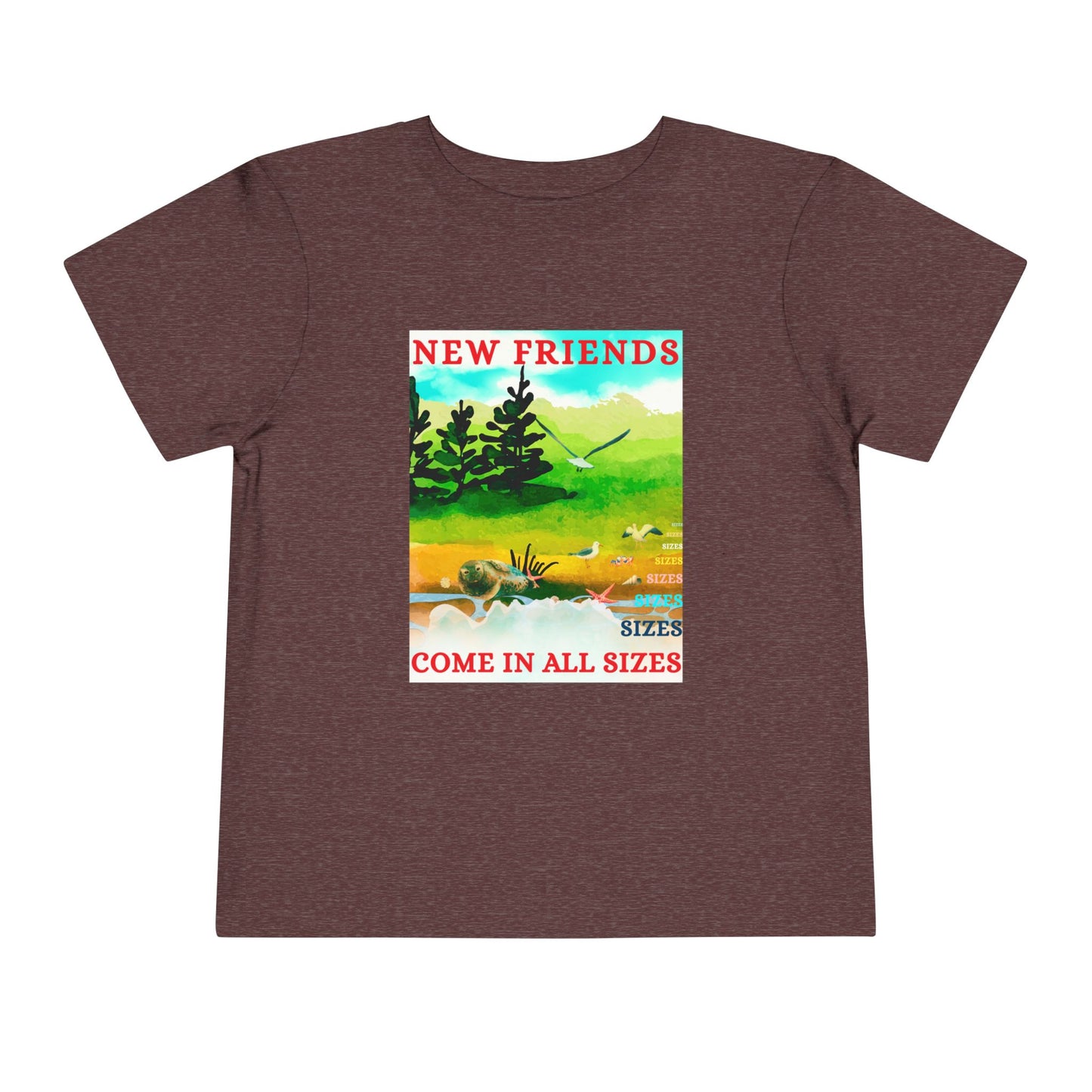 Toddler New Friends Tee – Inclusive Nature Shirt for Kind-Hearted Explorers