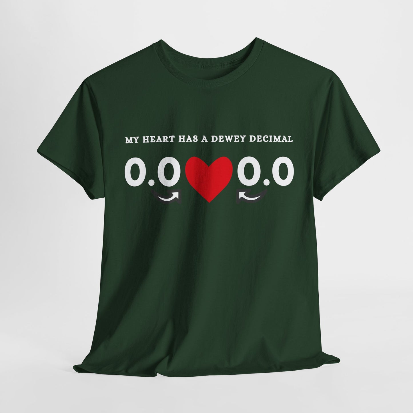 Teen/Adult Unisex Tee – My Heart Has a Dewey Decimal