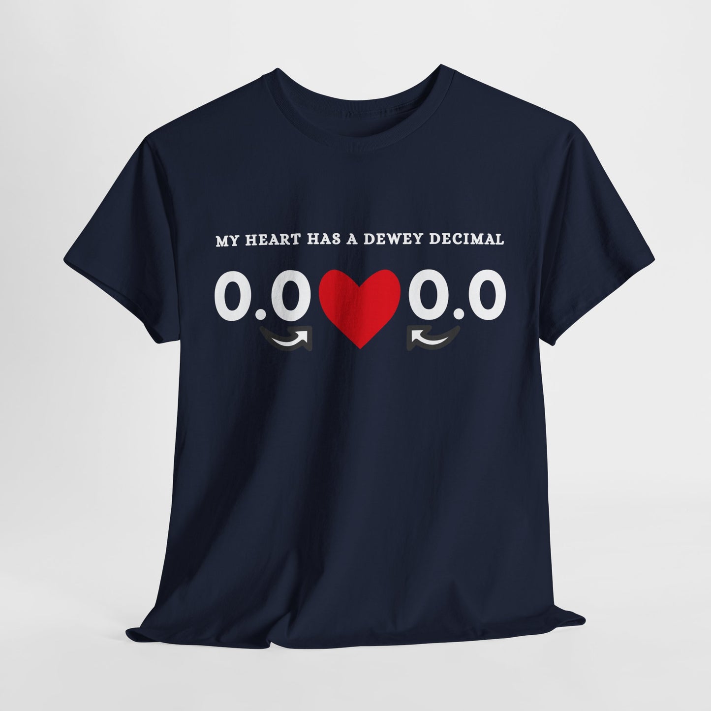 Teen/Adult Unisex Tee – My Heart Has a Dewey Decimal