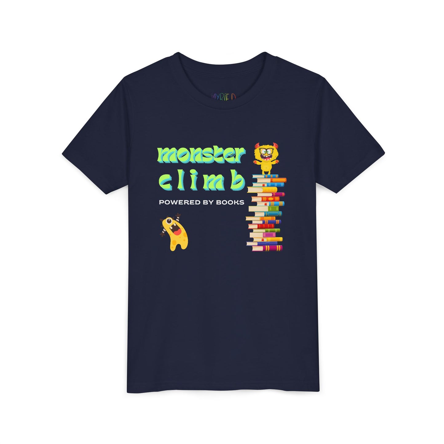 Youth Monster Climb Book Tee