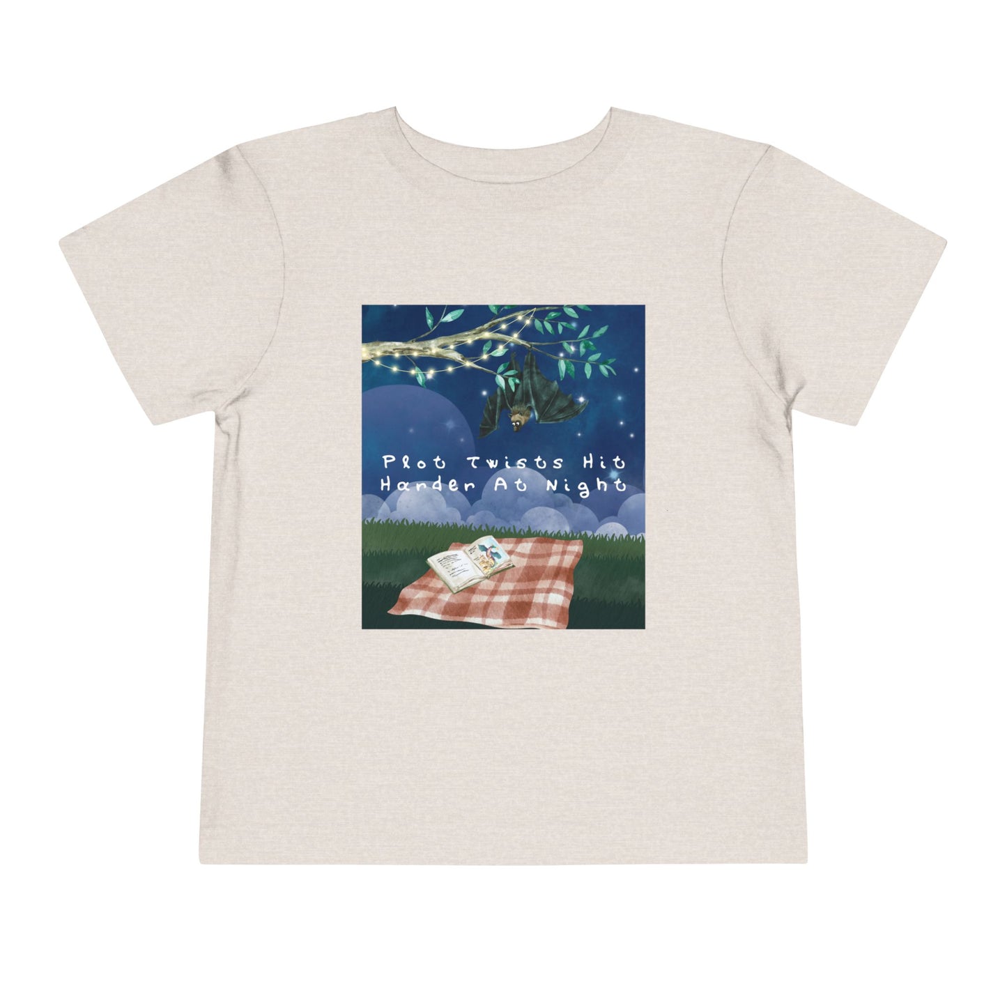 Toddler Plot Twists Hit Harder Tee β Bat Readers Gift Shirt