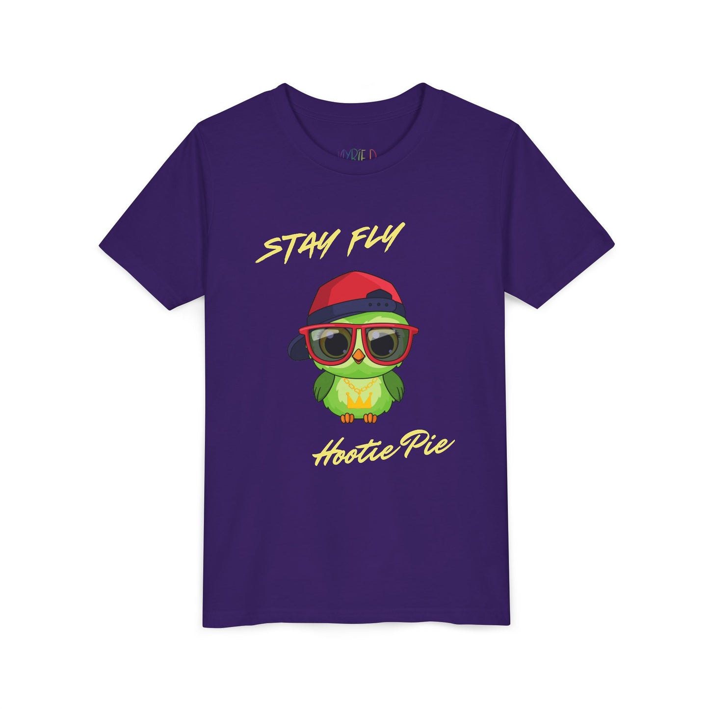 Youth Stay Fly Hootie Pie Tee – Funny Owl Shirt for Cool Kids, Retro Streetwear Style