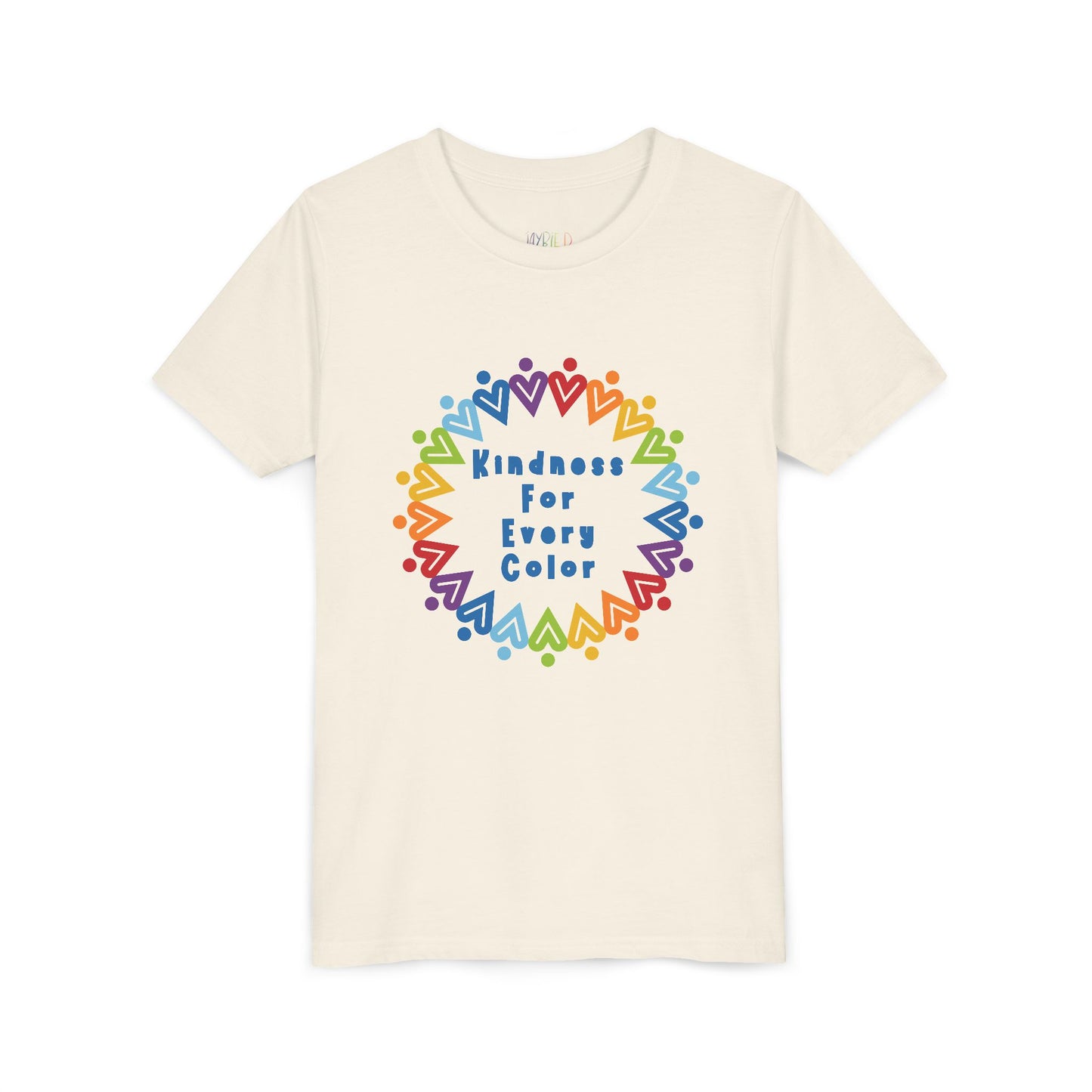 Youth Kindness For Every Color Tee – Celebrate What Makes Us Shine