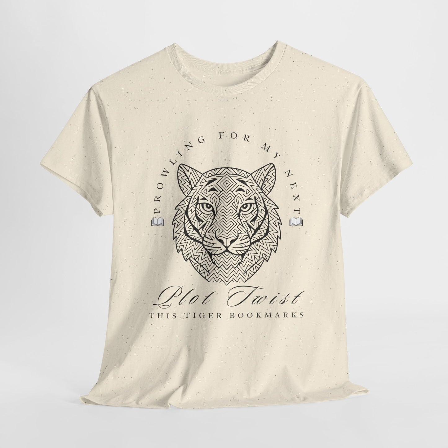 Teen/Adult Unisex β Plot Twist Tiger Tee β Fierce Style for Bookish Beasts