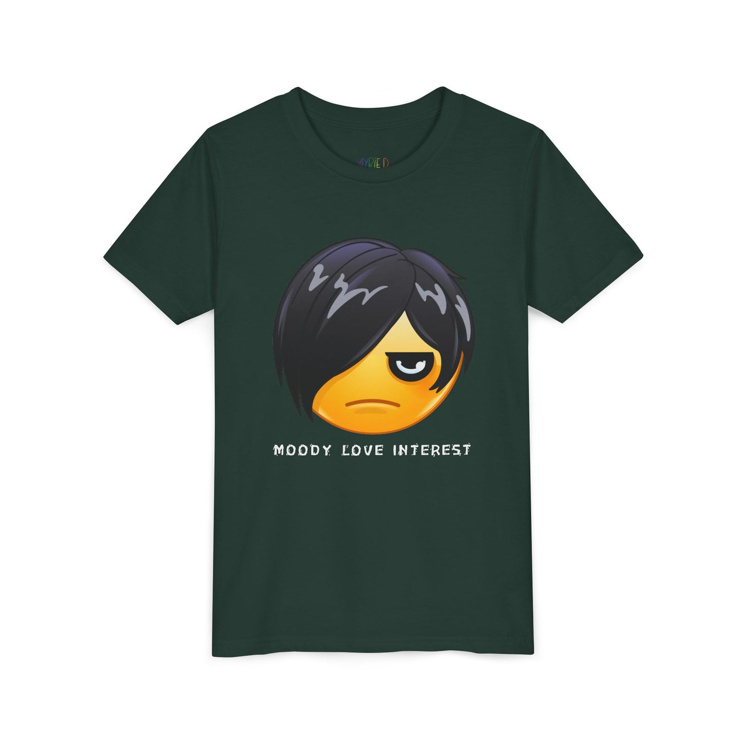 Youth Moody Love Interest T-Shirt – Dramatic Vibes for Young Rom-Com Fans